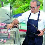 Las carnes fueron el elemento principal del chef Gaston Riveira