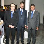 Davide Vianello, Martin Ross, Embajador de Italia; y  Dr. Livio Spadavecchia
