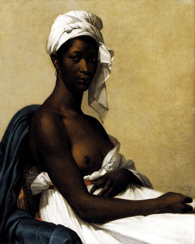 Retrato de una mujer negra.